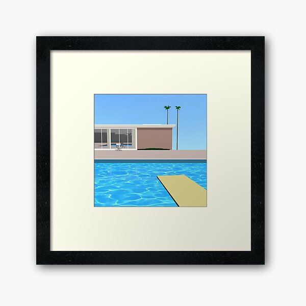 A bigger splash without splash Framed Art Print