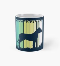 Cute Dogo Argentino Silhouette Classic Mug
