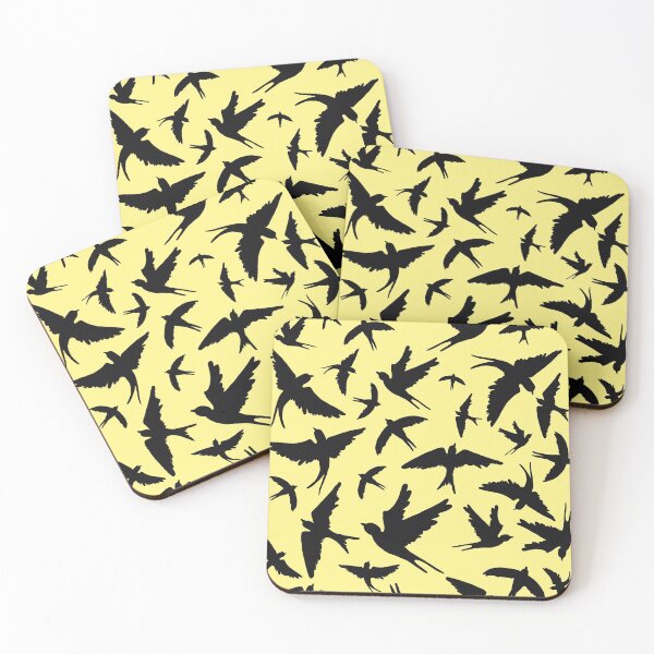 Item preview, Birds- Yellow Sky  designed and sold by tsimeo001.