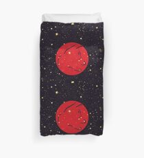 Gato Rojo Cósmico Duvet Cover