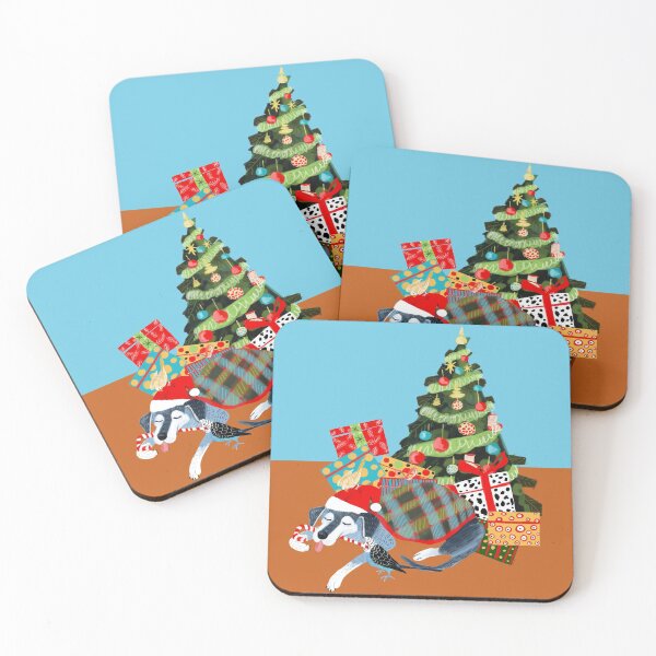 Item preview, Time to share time to celebrate Christmas with Angel Dog designed and sold by belettelepink.