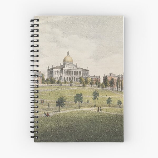 Item preview, Vintage Illustration of The Boston Commons (1829) designed and sold by BravuraMedia.