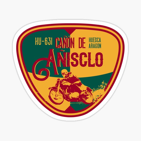 Item preview, Canon De Anisclo Motorcycle T-Shirt + Sticker designed and sold by ROADTROOPER.