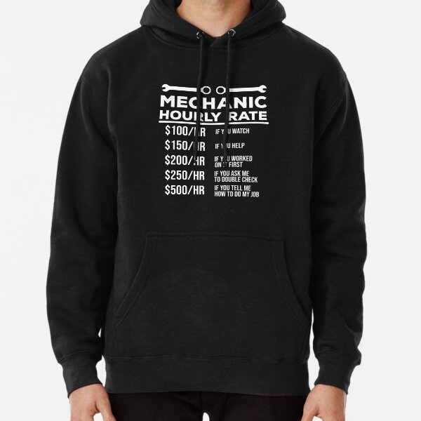 Mechanic deals hoodies funny