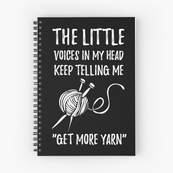 Item preview, The Little Voices In My Head Keep Telling Me "Get More Yarn" designed and sold by Fairytale Farmer.