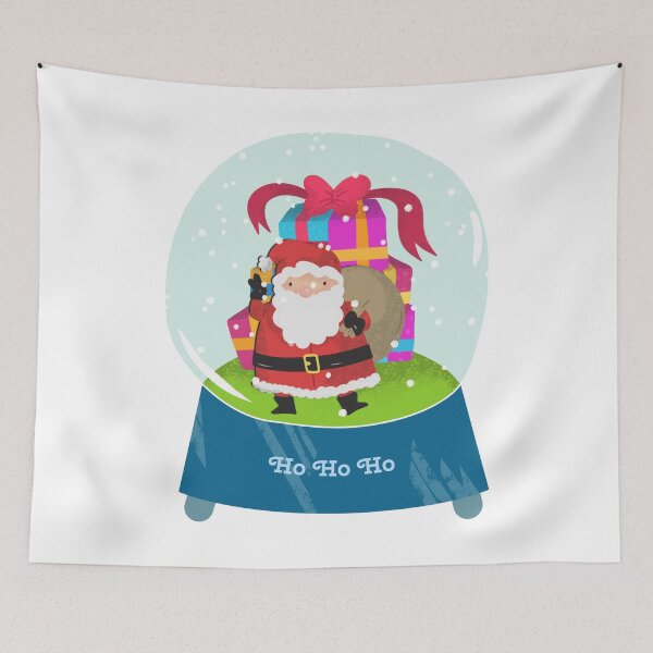 Item preview, Merry Christmas Santa Ho Ho Ho Snow Globe Unisex T-Shirt designed and sold by DibbaDesigns.