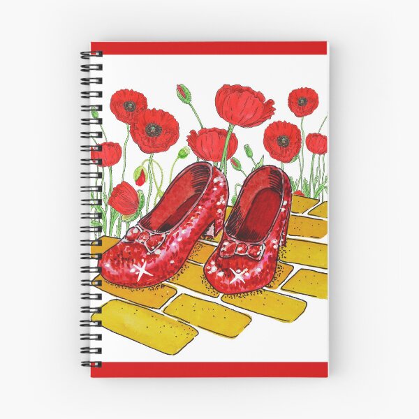 Item preview, Dorothy Slippers Ruby Shoes Red Poppies Flowers designed and sold by Irina Sztukowski.