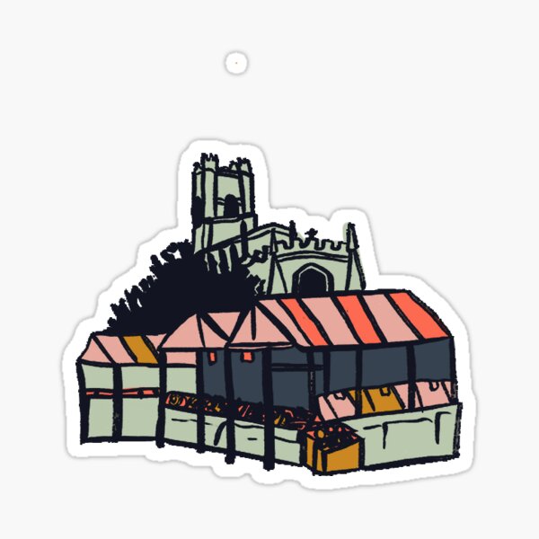 British Market sticker Sticker