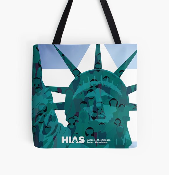 HIAS Statue of Liberty Tote All Over Print Tote Bag