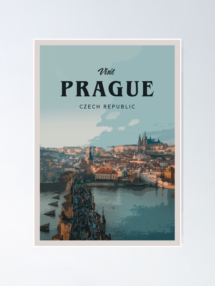Alternate view of Prague Poster