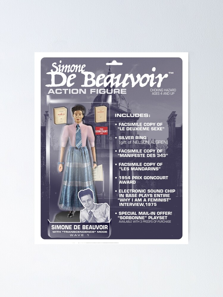 Simone De Beauvoir Action Figure