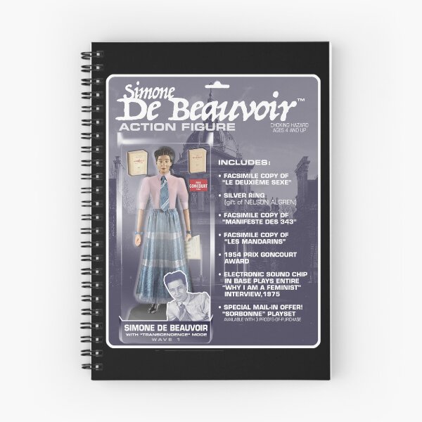 Item preview, Simone De Beauvoir Action Figure designed and sold by GiantsOfThought.