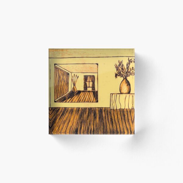 THE OTHER SIDE OF THE ROOM Acrylic Block