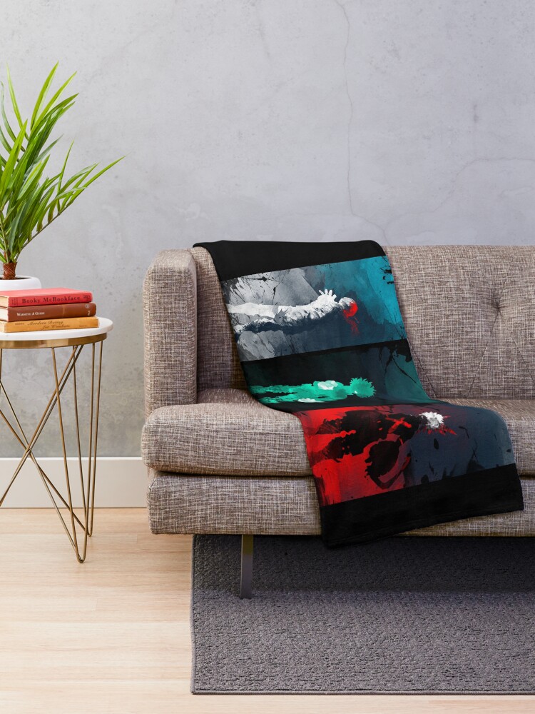 Alternate view of What's your power? Throw Blanket
