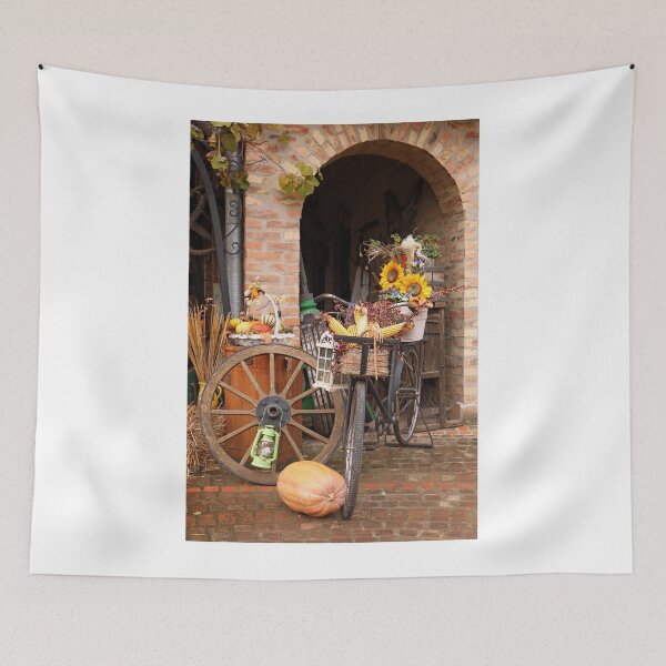 Item preview, farm yard with old stuff autumn season designed and sold by goceris.