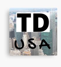Travel Destination USA Canvas Print
