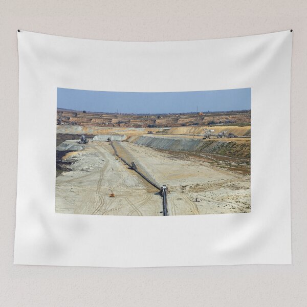 Item preview, open pit coal mine with heavy machinery and excavators designed and sold by goceris.