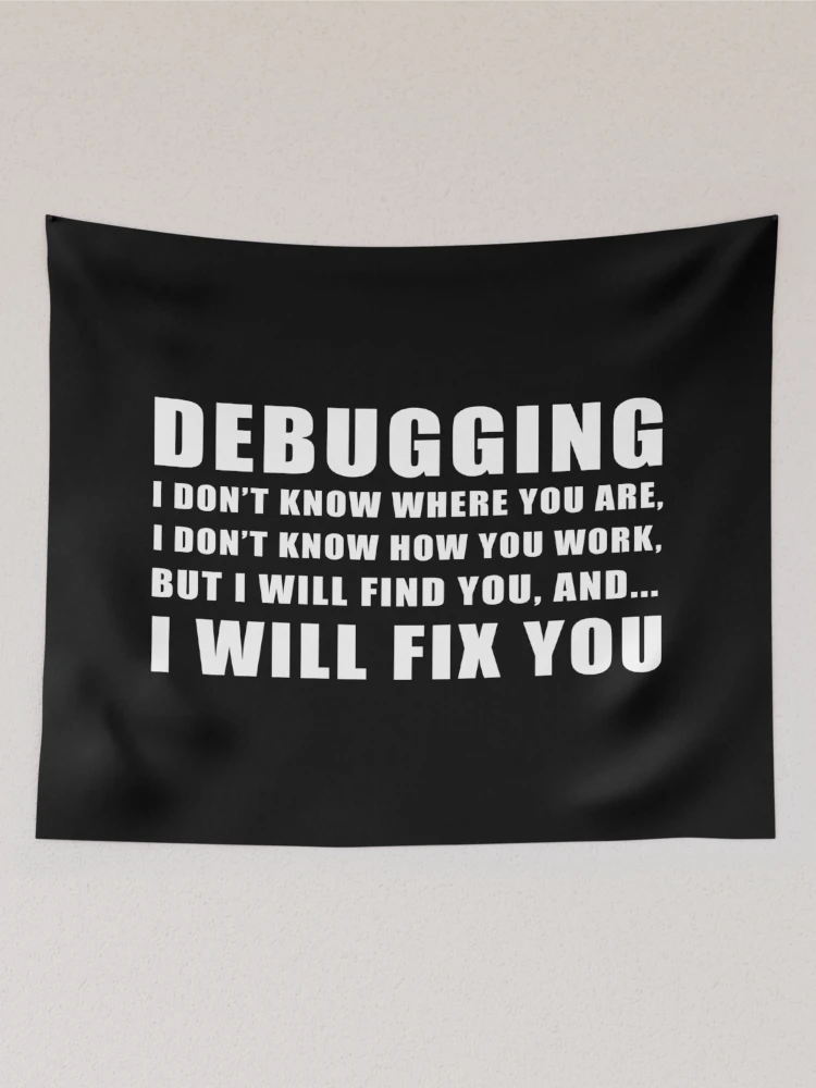 Thumbnail 2 of 3, Tapestry, Debugging designed and sold by KeepOnCoding.