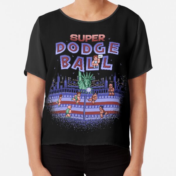 Super Ball Dodge Chiffon Top