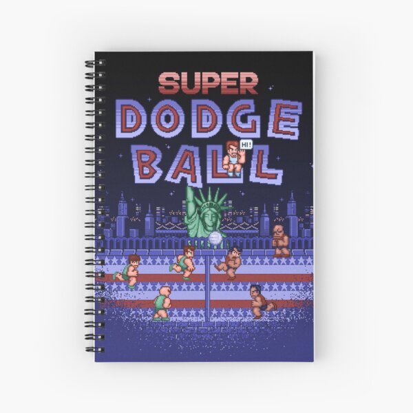 Super Ball Dodge Spiral Notebook