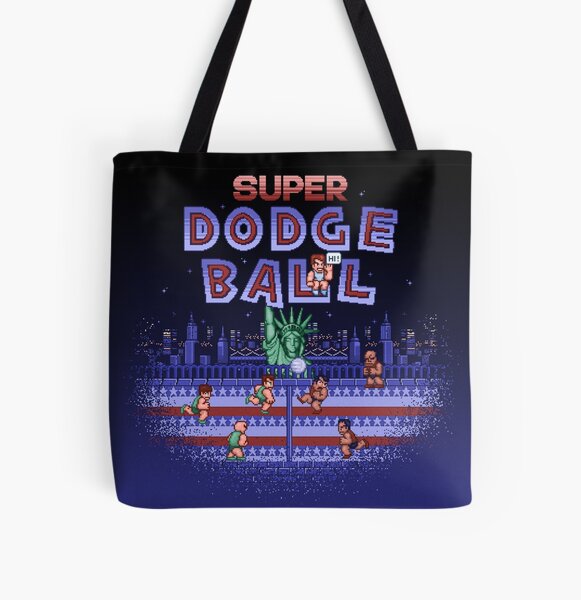 Super Ball Dodge All Over Print Tote Bag