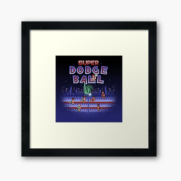 Super Ball Dodge Framed Art Print