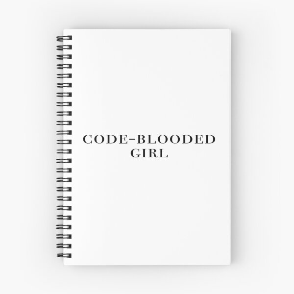Item preview, Code-blooded girl designed and sold by KeepOnCoding.