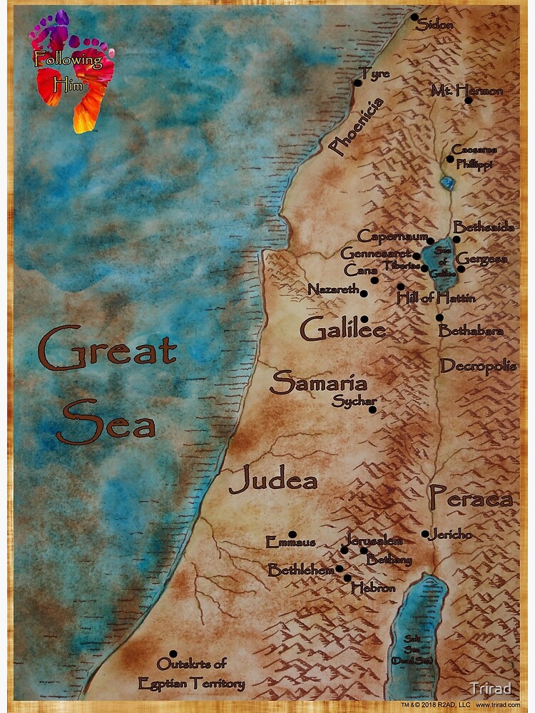 Following Him Map by Trirad
