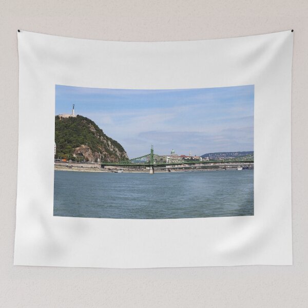 Item preview, Gellert hill and bridges Budapest Hungary designed and sold by goceris.