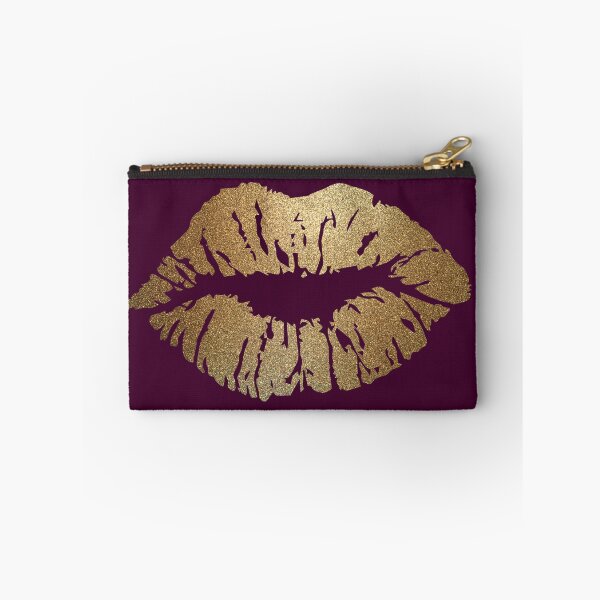 Item preview, Golden lipstick kiss mouth designed and sold by Dator.