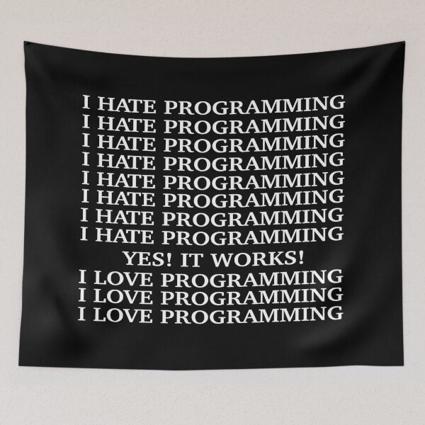 Item preview, I love programming designed and sold by KeepOnCoding.