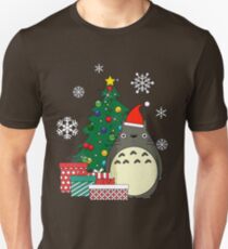 Totoro Moonlight Christmas Unisex T-Shirt
