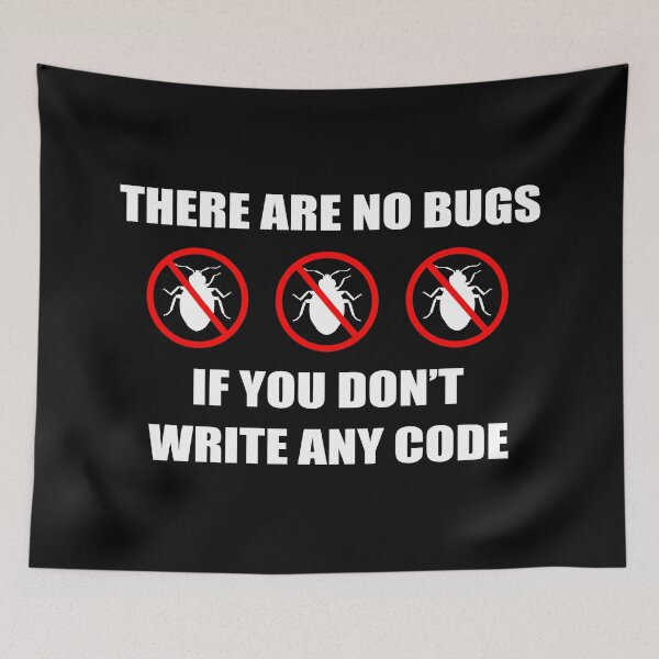 Item preview, There are no bugs if you don't write any code designed and sold by KeepOnCoding.