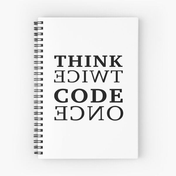 Item preview, Think twice Code once designed and sold by KeepOnCoding.