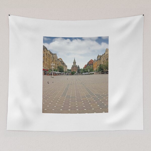 Item preview, Victory squere and Orthodox cathedral Timisoara Romania designed and sold by goceris.