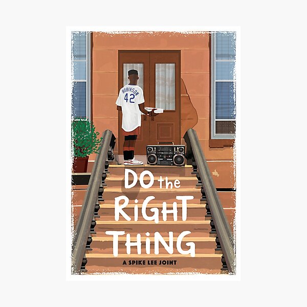 Item preview, Do the Right Thing - A Spike Lee Joint movie poster designed and sold by Chris Ayers.