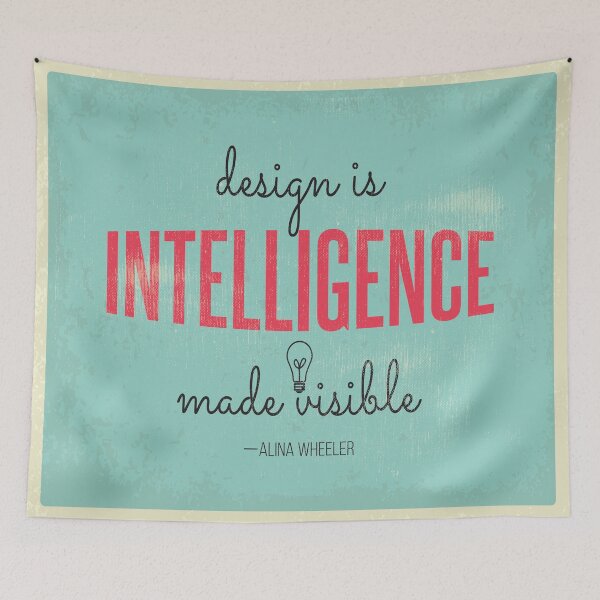 Item preview, Design Is Intelligence Made Visible designed and sold by leen12 Art Designs Prints.