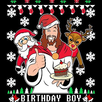 Vorschaubild zum Design Alles Gute zum Geburtstag Jesus Ugly Christmas Sweater von KsuAnn