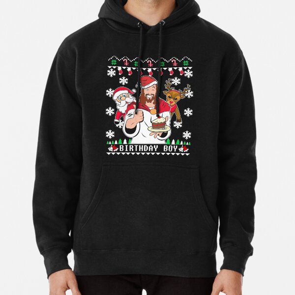 Artikel-Vorschau von Alles Gute zum Geburtstag Jesus Ugly Christmas Sweater, designt und verkauft von KsuAnn.