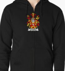 Bateman Coat of Arms - Family Crest Shirt Zipped Hoodie