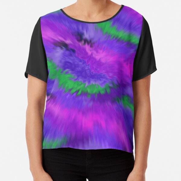 Purple Waves, Purple Waves Chiffon Top
