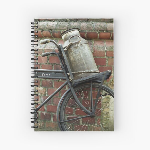 At the dairy factory Spiral Notebook