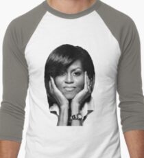 Michelle Obama Baseball ¾ Sleeve T-Shirt