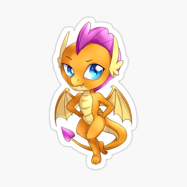 Smolder Dragon Chibi Sticker
