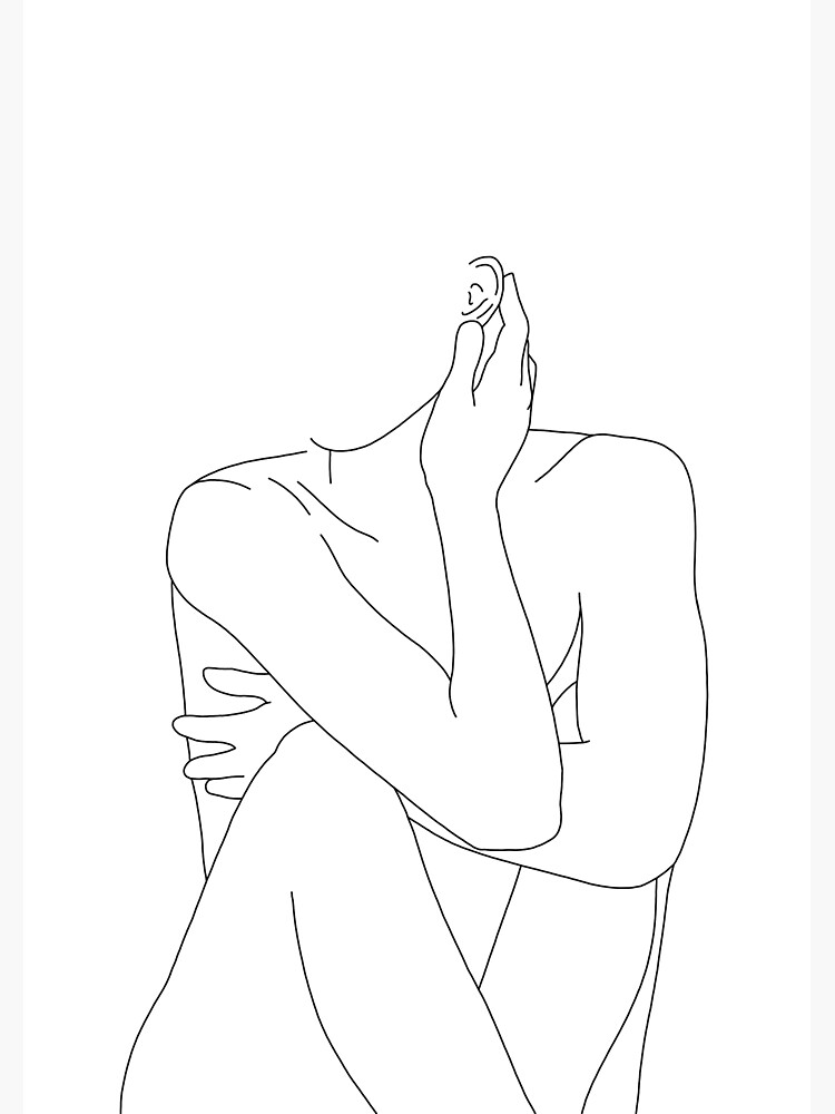 Nude figure illustration - Celina by TheColourStudy