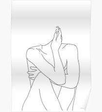 Nude figure illustration - Celina Poster