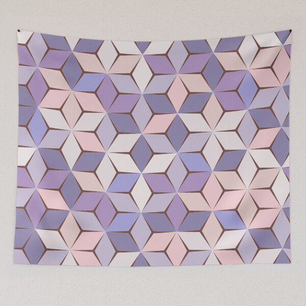 Item preview, Pink & Purple Geometric designed and sold by christineiris.