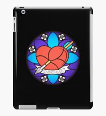Loving Heart, stained glass' style. iPad Case/Skin