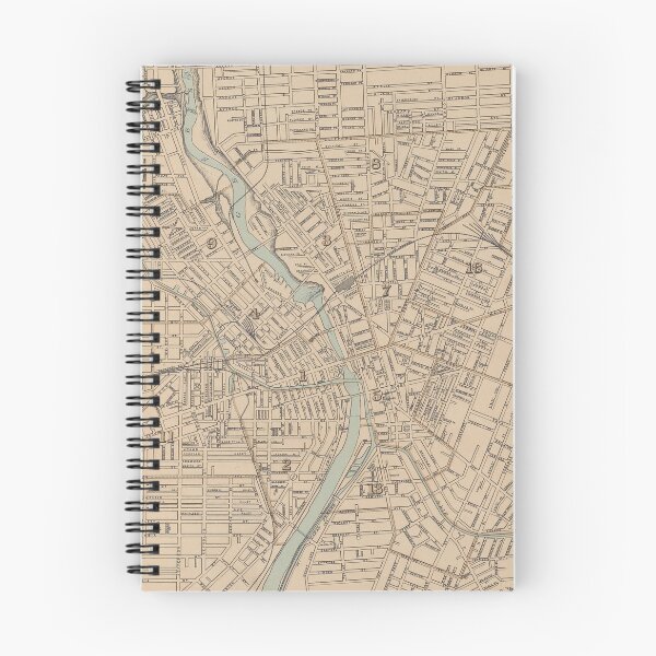 Item preview, Vintage Map of Rochester NY (1895) designed and sold by BravuraMedia.