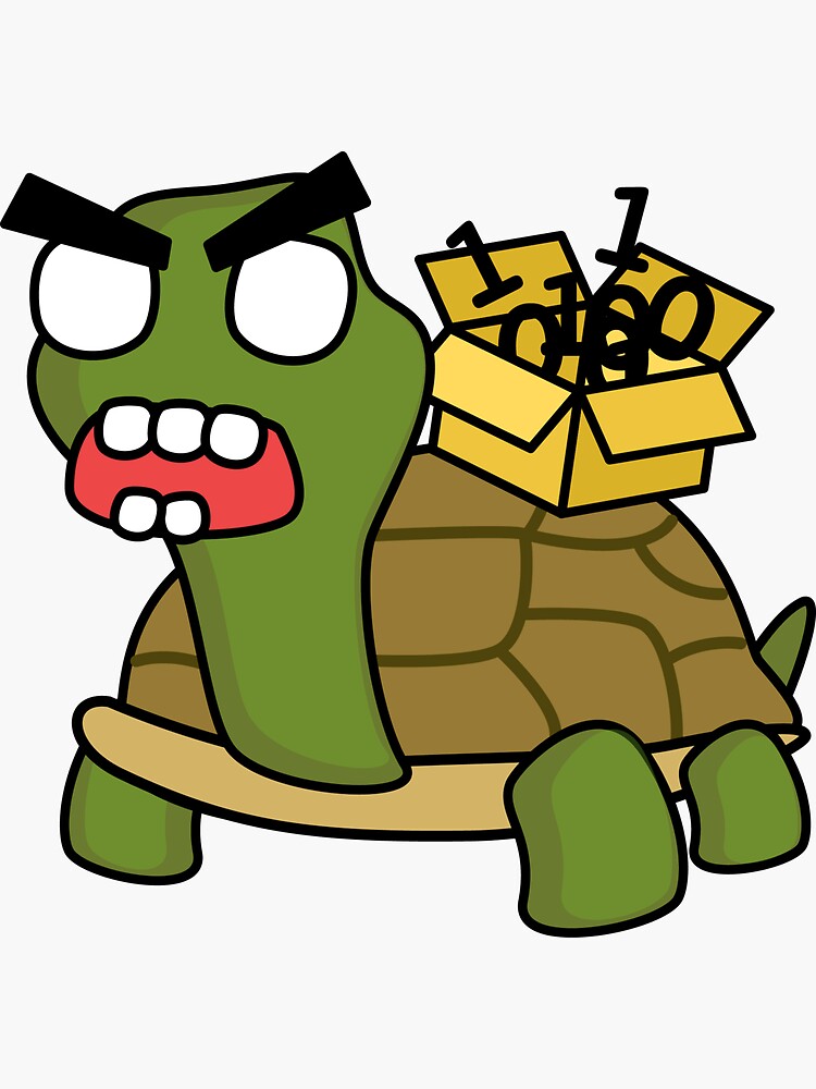 angry zombie packet tortoise by shortstack